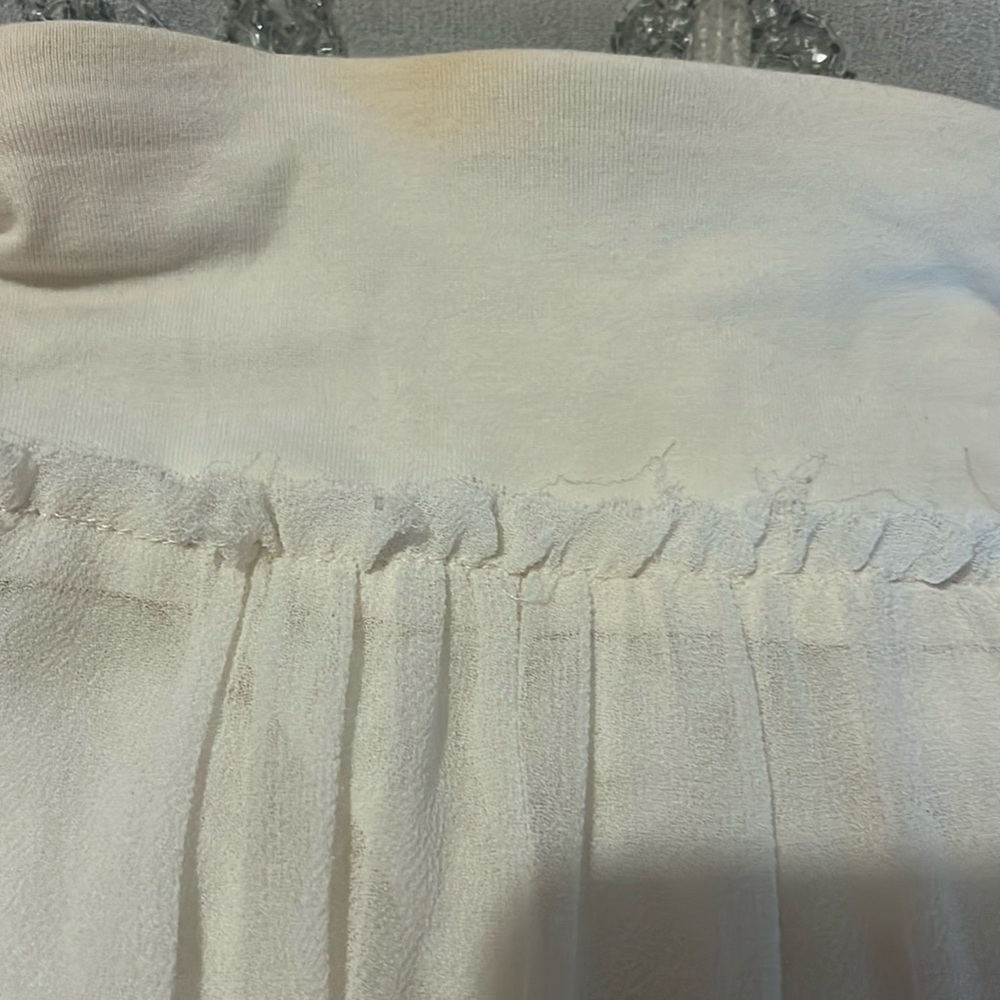 FREE PEOPLE BEADED MINI SKIRT SCALLOPED
HEM WOMEN SIZE MEDIUM - Picture 12 of 16